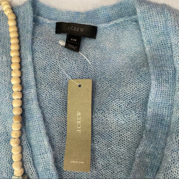 NWT JCrew Light Blue Cardigan Sweater - Picture 4 of 5